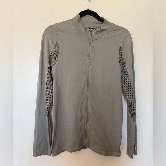 PINK by Victoria’s Secret Olive Green Mesh Seamless Cardigan with Mesh Size M - Picture 1 of 6